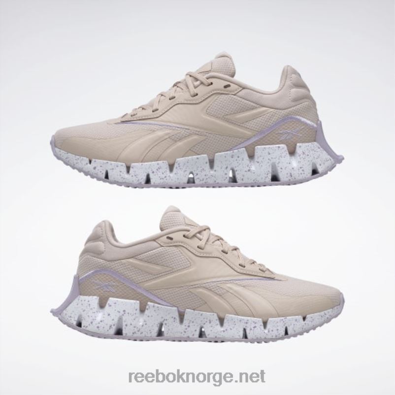 myk ecru/lilla oasis/ftwr hvit 2X42N418 Reebok zig dynamica 4 damesko - Bilde 9