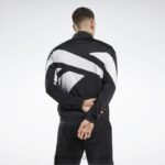 natt svart/hvitt 2X42N348 Reebok identitet vektor strikket treningsjakke - Bilde 3
