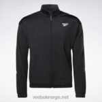 natt svart/hvitt 2X42N348 Reebok identitet vektor strikket treningsjakke - Bilde 6