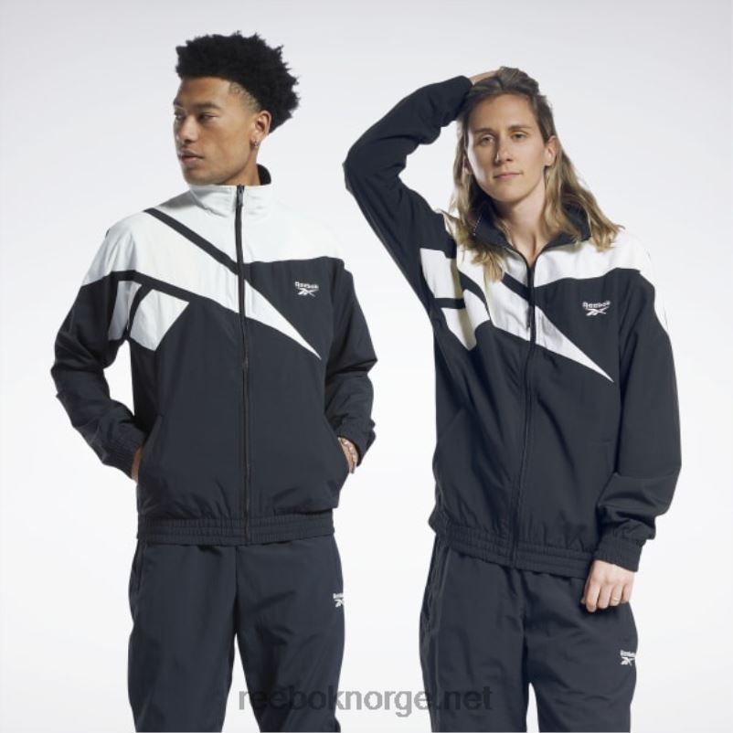 nattsvart_2x42n260_reebok_klassiske_vektor_treningsjakke.jpg nattsvart 2X42N260 Reebok klassiske vektor treningsjakke - Bilde 1