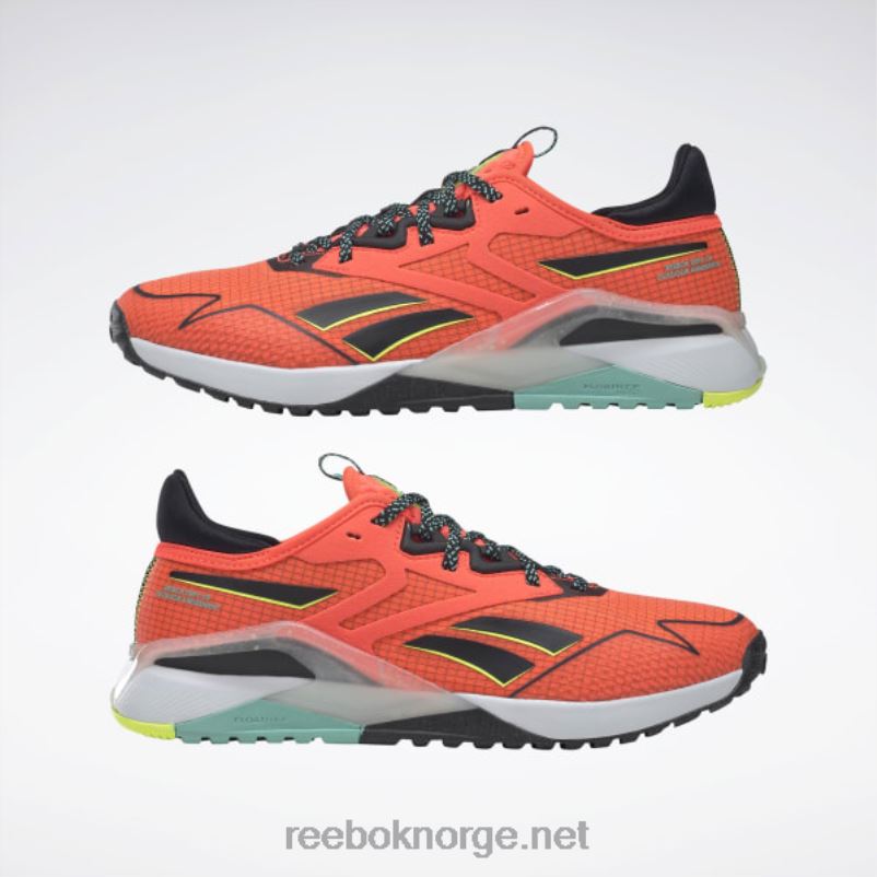 oransje bluss/kjerne svart/solsyregul 2X42N248 Reebok nano x2 tr adventure treningssko for kvinner - Bilde 6