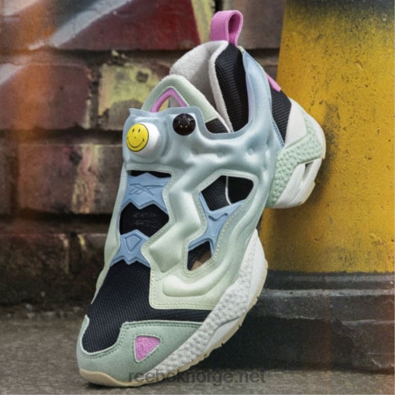 pantone/kjerne sort 2X42N151 Reebok smiley instapump fury 95 sko - Bilde 4