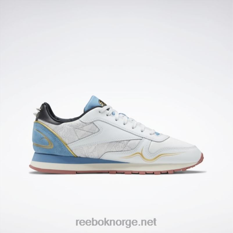polarblå/tøff blå/kjernesort 2X42N929 Reebok street fighter klassiske skinnsko - Bilde 3