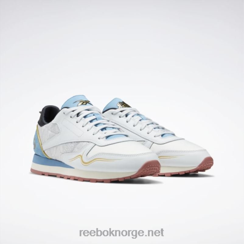 polarblå/tøff blå/kjernesort 2X42N929 Reebok street fighter klassiske skinnsko - Bilde 4