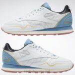 polarblå/tøff blå/kjernesort 2X42N929 Reebok street fighter klassiske skinnsko - Bilde 10