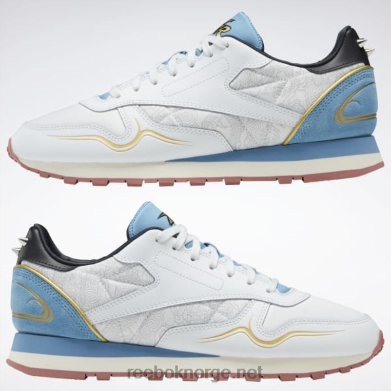 polarblå/tøff blå/kjernesort 2X42N929 Reebok street fighter klassiske skinnsko - Bilde 10