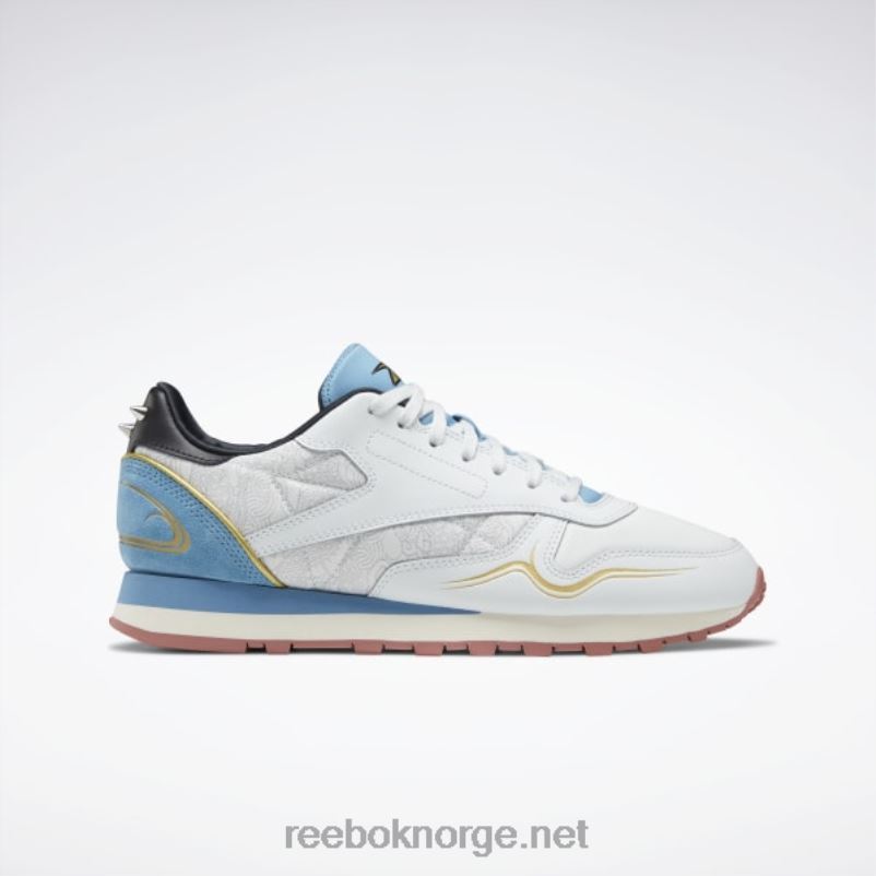 polarblå/tøff blå/kjernesort 2X42N929 Reebok street fighter klassiske skinnsko - Bilde 1