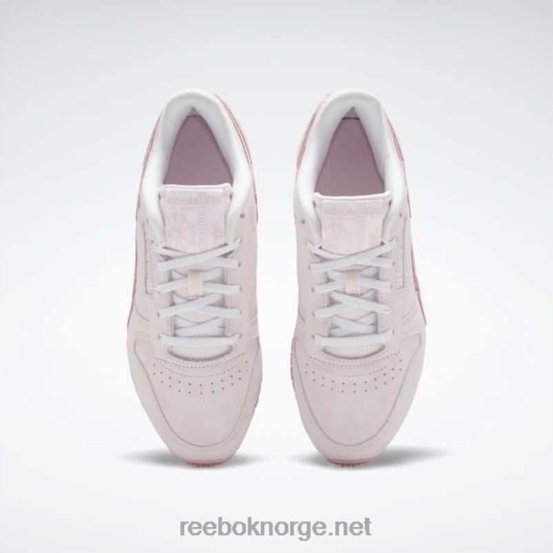 porselen rosa/rosa glød/ftwr hvit 2X42N205 Reebok klassiske damesko i skinn - Bilde 6