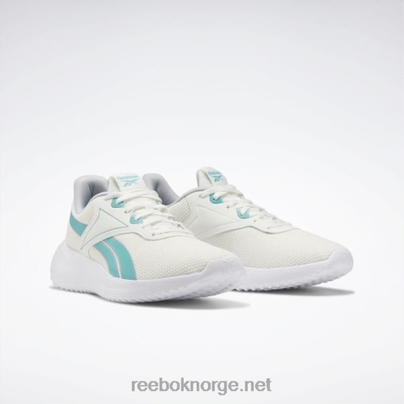 ren grå 1/klassisk blågrønn/ren grå 3 2X42N108 Reebok lite 3 løpesko for kvinner - Bilde 3