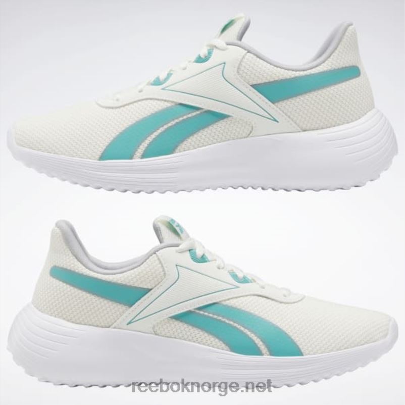 ren grå 1/klassisk blågrønn/ren grå 3 2X42N108 Reebok lite 3 løpesko for kvinner - Bilde 9