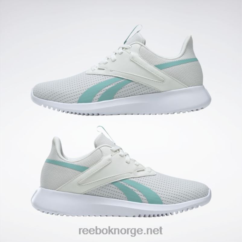 ren grå 1/semi klassisk blågrønn 2X42N270 Reebok fluxlite treningssko for kvinner - Bilde 9