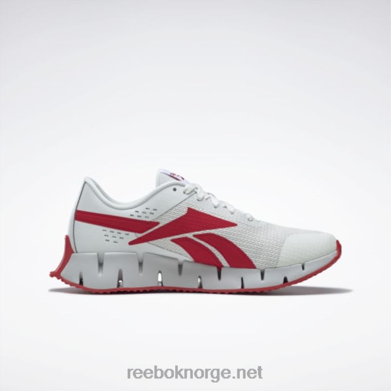 ren grå 1/vektor rød/ren grå 2 2X42N1076 Reebok zig dynamica 2 herresko - Bilde 4