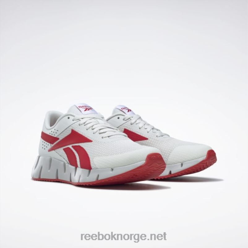 ren grå 1/vektor rød/ren grå 2 2X42N1076 Reebok zig dynamica 2 herresko - Bilde 5