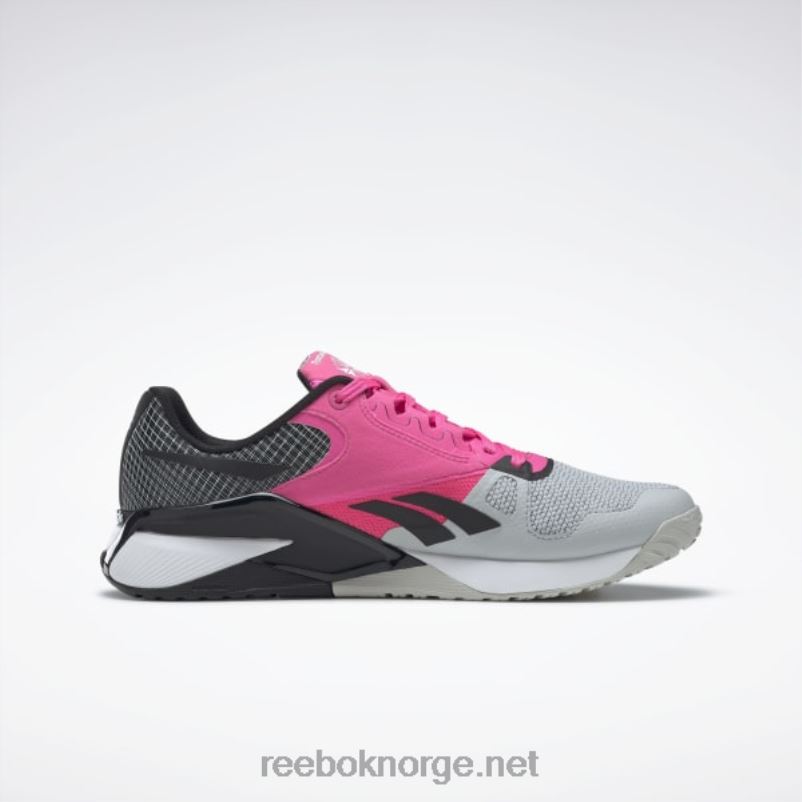 ren grå 2/atom rosa/kjerne sort 2X42N138 Reebok nano 6000 treningssko - Bilde 2