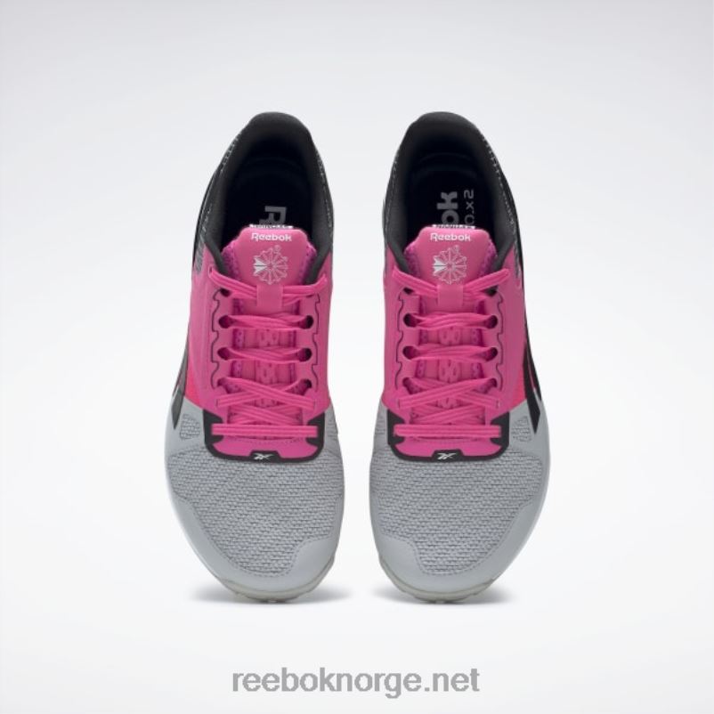 ren grå 2/atom rosa/kjerne sort 2X42N138 Reebok nano 6000 treningssko - Bilde 6