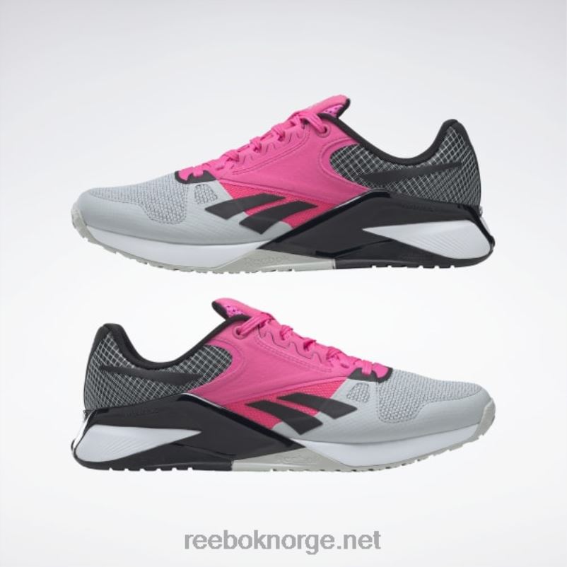 ren grå 2/atom rosa/kjerne sort 2X42N138 Reebok nano 6000 treningssko - Bilde 9