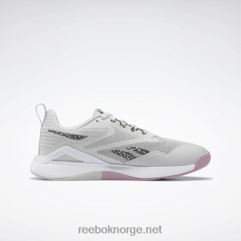 ren grå 2/ftwr hvit/kjerne sort 2X42N161 Reebok nanoflex tr 2.0 treningssko for kvinner - Bilde 2