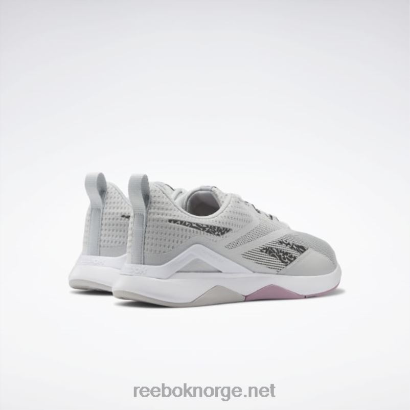 ren grå 2/ftwr hvit/kjerne sort 2X42N161 Reebok nanoflex tr 2.0 treningssko for kvinner - Bilde 4