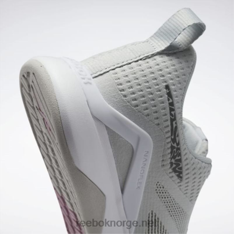 ren grå 2/ftwr hvit/kjerne sort 2X42N161 Reebok nanoflex tr 2.0 treningssko for kvinner - Bilde 7