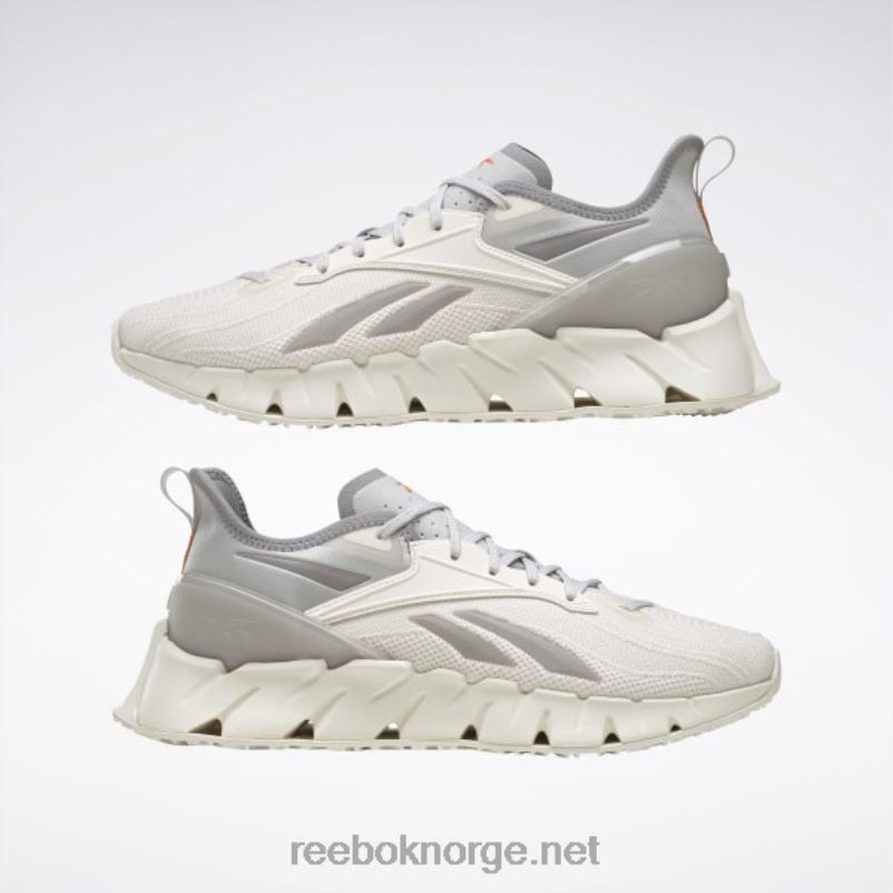 ren grå 2/kritt/ren grå 4 2X42N504 Reebok zig kinetica 3 sko - Bilde 9