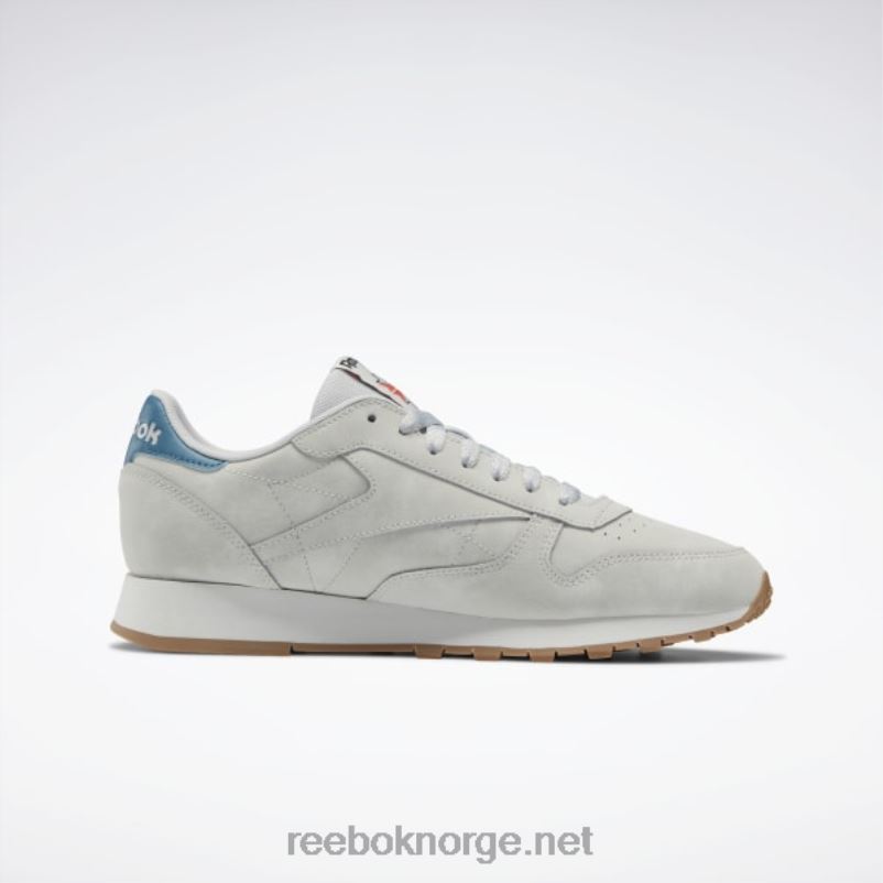 ren grå 2/ren grå 1/stålblå s23-r 2X42N135 Reebok klassiske skinnsko - Bilde 2