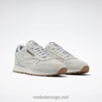 ren grå 2/ren grå 1/stålblå s23-r 2X42N135 Reebok klassiske skinnsko - Bilde 3