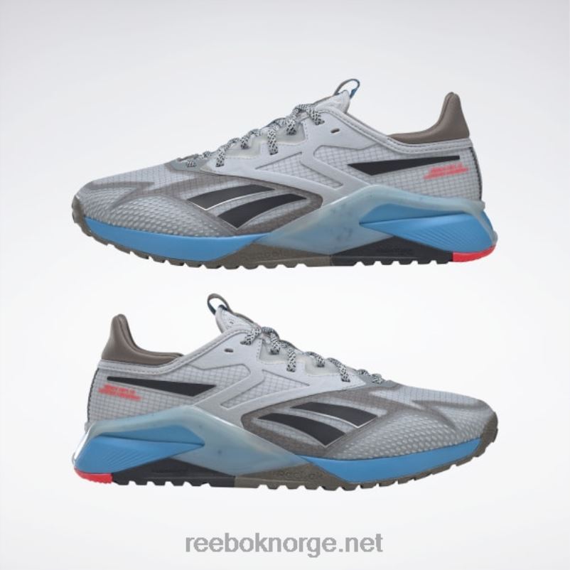 ren grå 2/trekgrå/strålende aqua 2X42N1107 Reebok nano x2 tr adventure treningssko for menn - Bilde 9