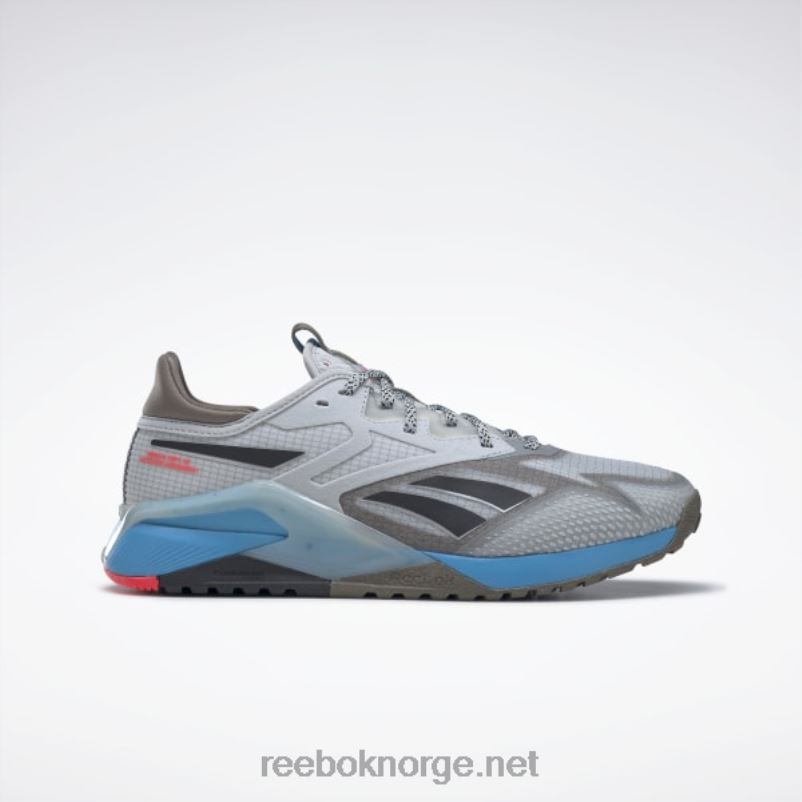 ren grå 2/trekgrå/strålende aqua 2X42N1107 Reebok nano x2 tr adventure treningssko for menn - Bilde 1