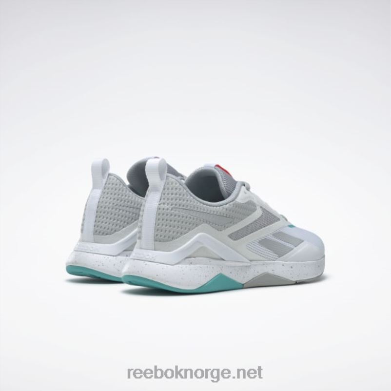ren grå 3/ftwr hvit/klassisk blågrønn 2X42N90 Reebok nanoflex tr 2.0 treningssko for kvinner - Bilde 4