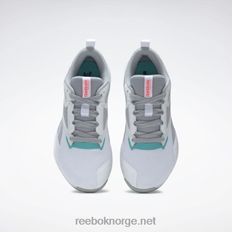 ren grå 3/ftwr hvit/klassisk blågrønn 2X42N90 Reebok nanoflex tr 2.0 treningssko for kvinner - Bilde 6