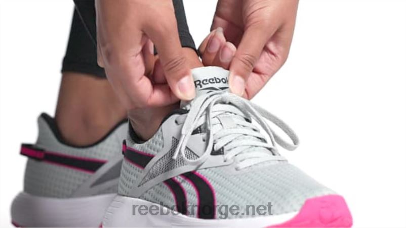 ren grå 3/kjerne sort/stolt rosa 2X42N285 Reebok lite pluss 3 damesko - Bilde 2
