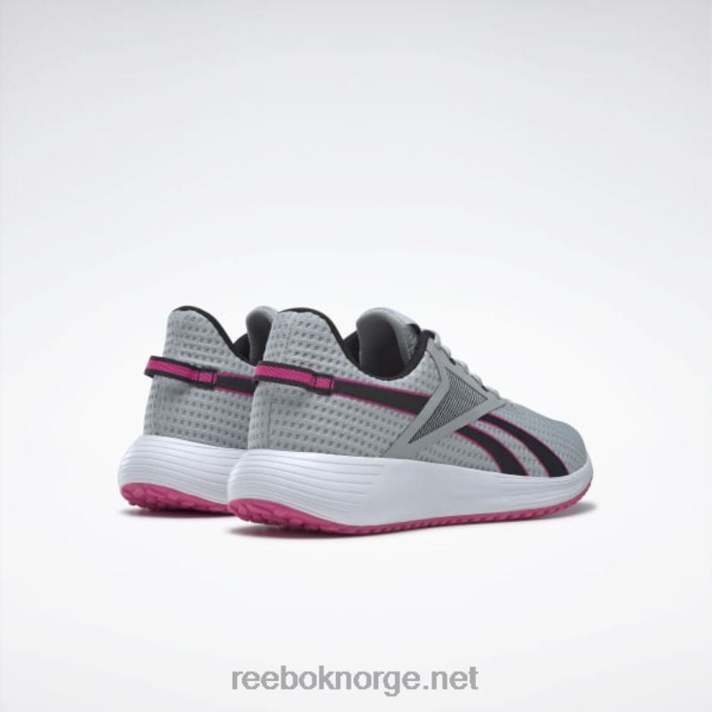 ren grå 3/kjerne sort/stolt rosa 2X42N285 Reebok lite pluss 3 damesko - Bilde 6