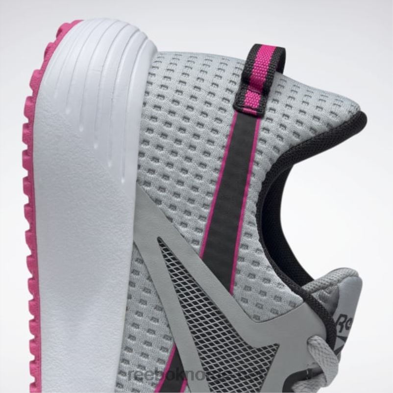 ren grå 3/kjerne sort/stolt rosa 2X42N285 Reebok lite pluss 3 damesko - Bilde 9