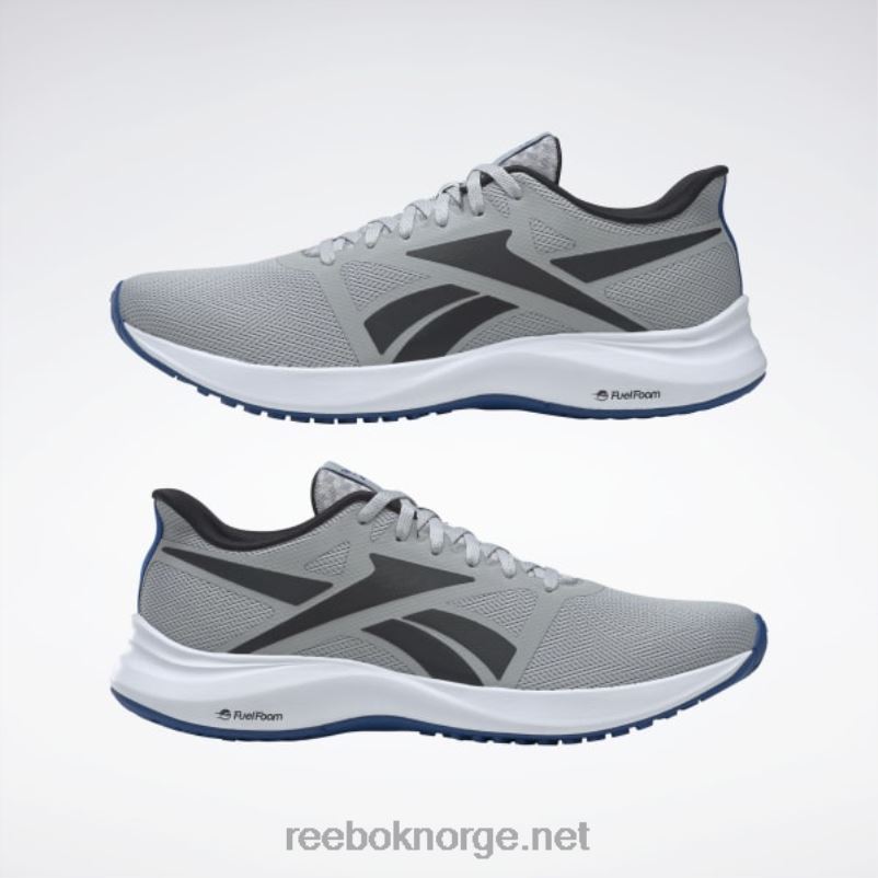 ren grå 3/kjerne sort/vektorblå 2X42N1055 Reebok runner 5 løpesko for menn - Bilde 3