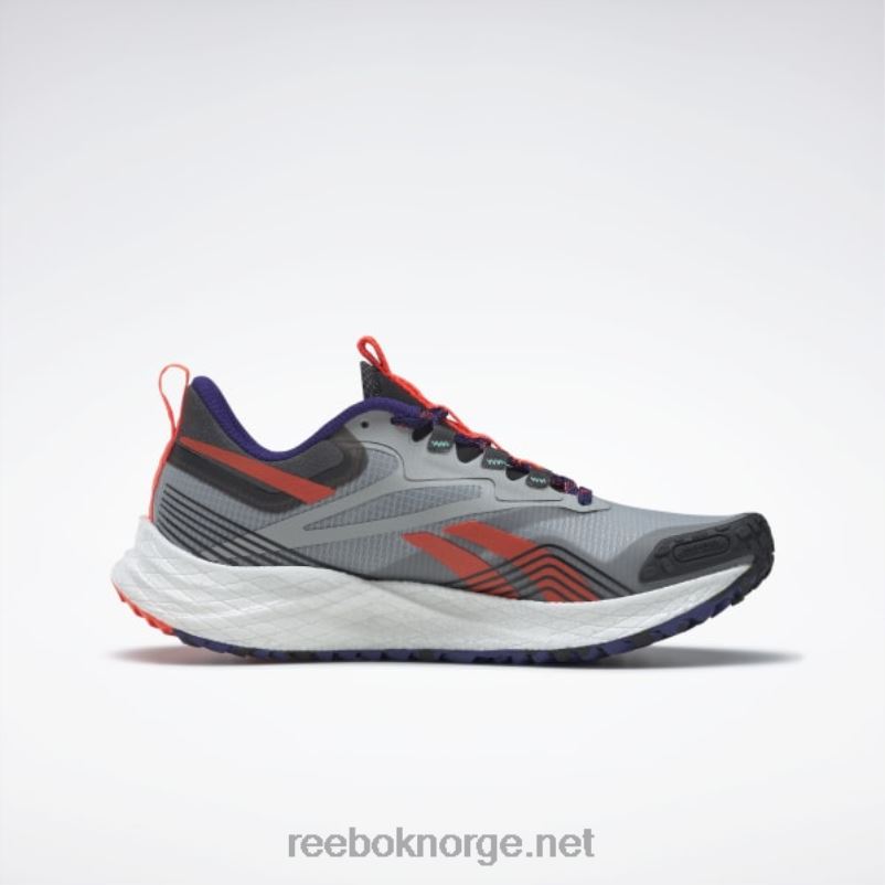 ren grå 3/kjerne svart/oransje flare 2X42N324 Reebok floatride energy 4 adventure løpesko for kvinner - Bilde 4