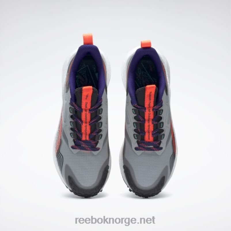 ren grå 3/kjerne svart/oransje flare 2X42N324 Reebok floatride energy 4 adventure løpesko for kvinner - Bilde 8