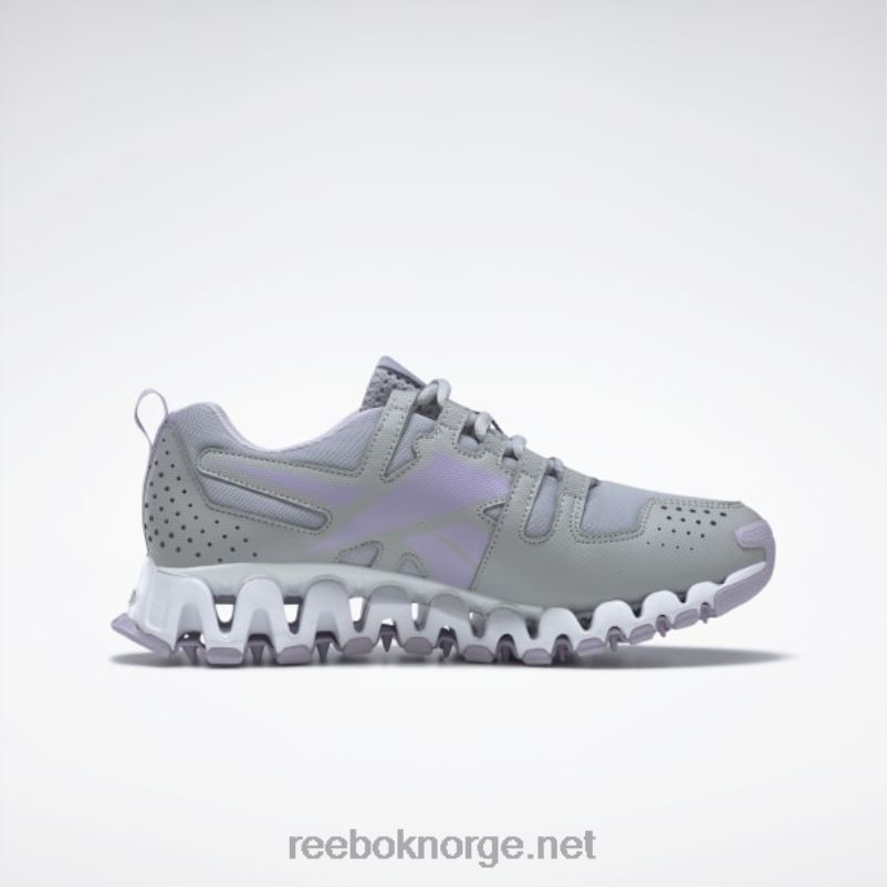 ren grå 3/lilla oasis 2X42N278 Reebok zigwild trail 6 damesko - Bilde 2