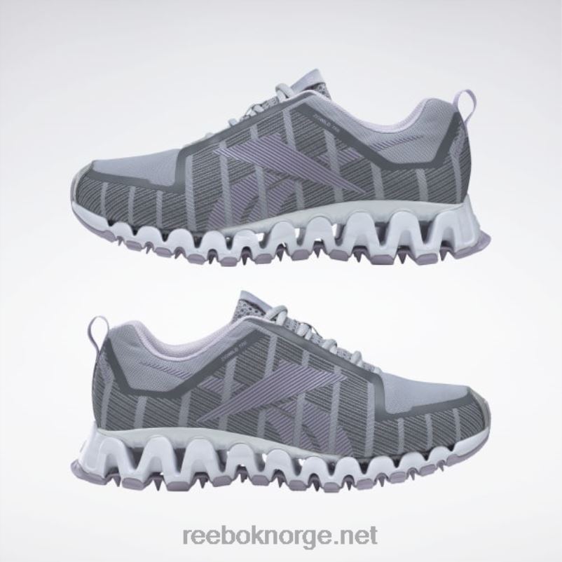 ren grå 3/lilla oasis 2X42N278 Reebok zigwild trail 6 damesko - Bilde 9