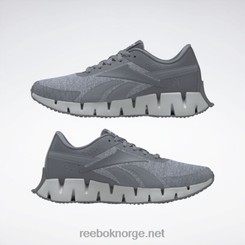 ren grå 3/ren grå 2/ren grå 5 2X42N1053 Reebok zig dynamica 2 herresko - Bilde 3