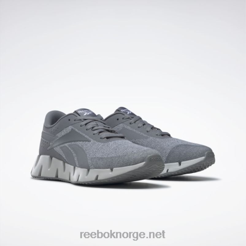 ren grå 3/ren grå 2/ren grå 5 2X42N1053 Reebok zig dynamica 2 herresko - Bilde 5