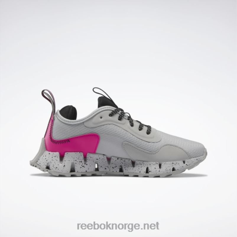 ren grå 3/stolt rosa/kjernesort 2X42N84 Reebok zig dynamica adventure damesko - Bilde 3