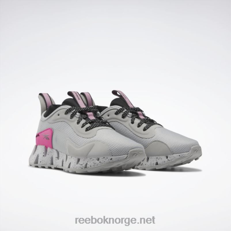 ren grå 3/stolt rosa/kjernesort 2X42N84 Reebok zig dynamica adventure damesko - Bilde 4