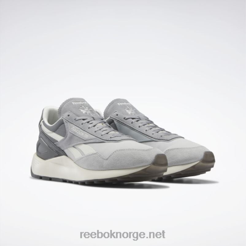 ren grå 4/kritt/kald grå 6 2X42N133 Reebok klassiske legacy az-skinnsko - Bilde 3