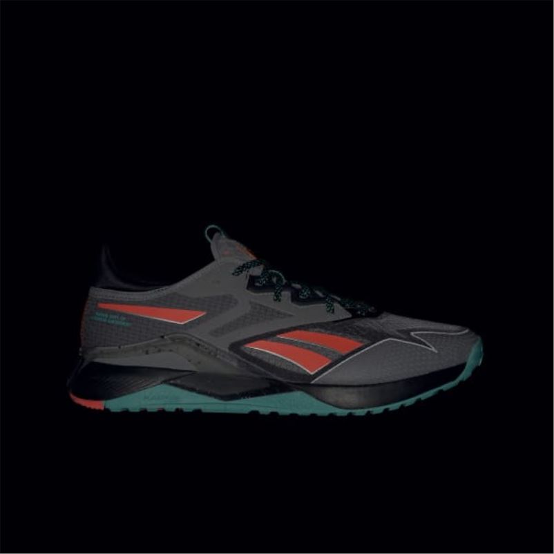 ren grå 5/kjerne sort/klassisk blågrønn 2X42N1063 Reebok nano x2 tr adventure treningssko for menn - Bilde 4