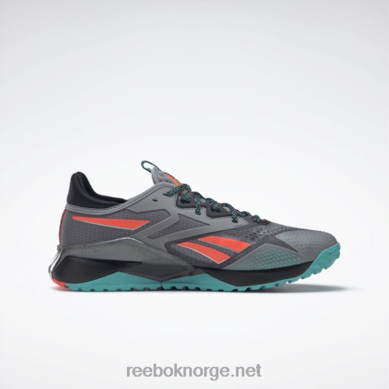 ren grå 5/kjerne sort/klassisk blågrønn 2X42N1063 Reebok nano x2 tr adventure treningssko for menn - Bilde 6