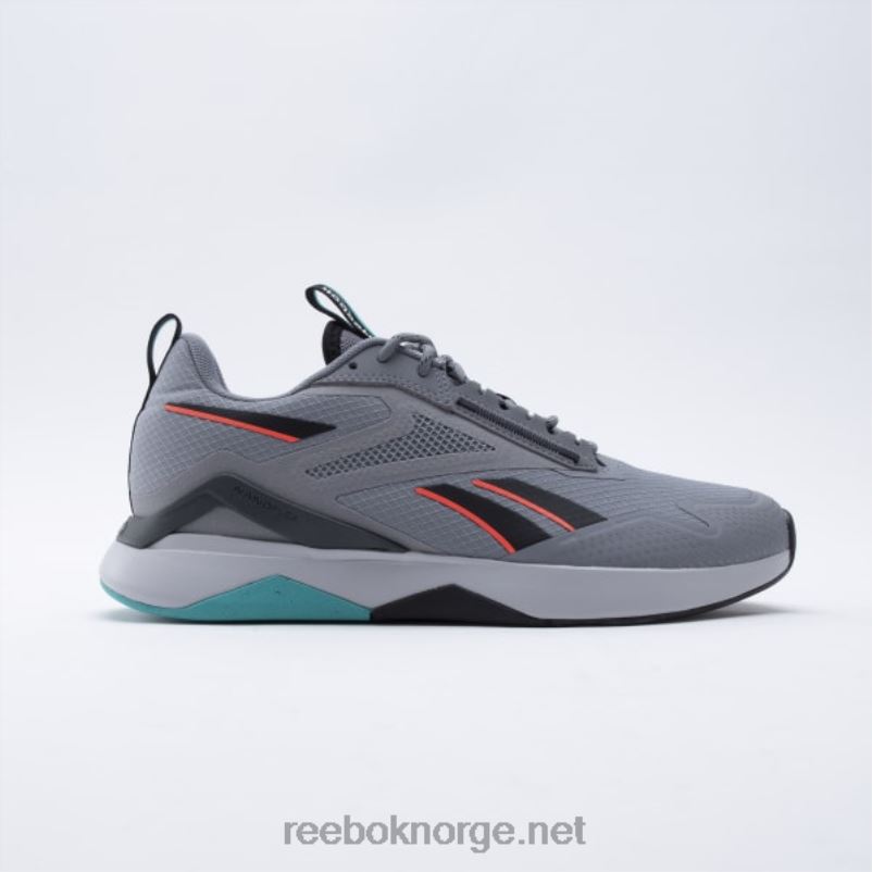 ren grå 5/kjerne sort/klassisk blågrønn 2X42N1165 Reebok nanoflex adventure tr treningssko for menn - Bilde 1