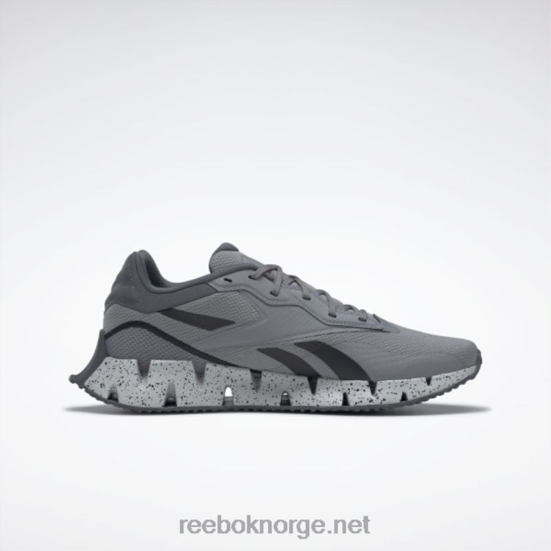 ren grå 5/ren grå 7/kjerne sort 2X42N220 Reebok zig dynamica 4 sko - Bilde 2