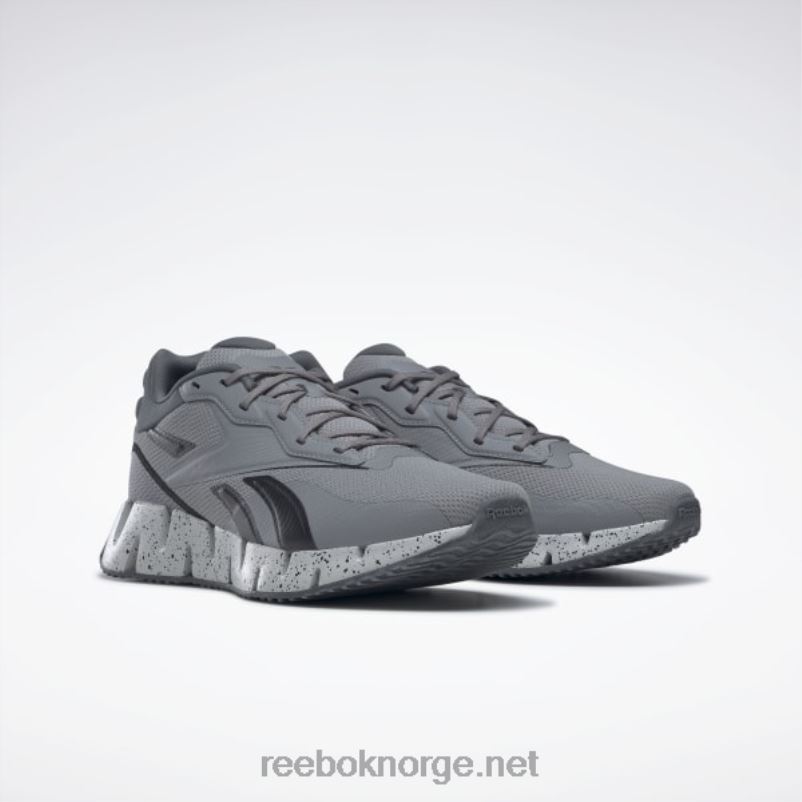 ren grå 5/ren grå 7/kjerne sort 2X42N220 Reebok zig dynamica 4 sko - Bilde 3