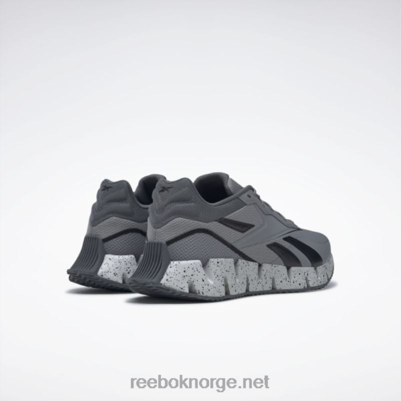 ren grå 5/ren grå 7/kjerne sort 2X42N220 Reebok zig dynamica 4 sko - Bilde 4