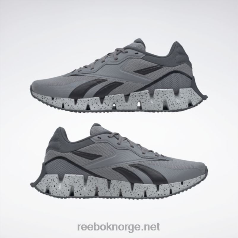 ren grå 5/ren grå 7/kjerne sort 2X42N220 Reebok zig dynamica 4 sko - Bilde 9